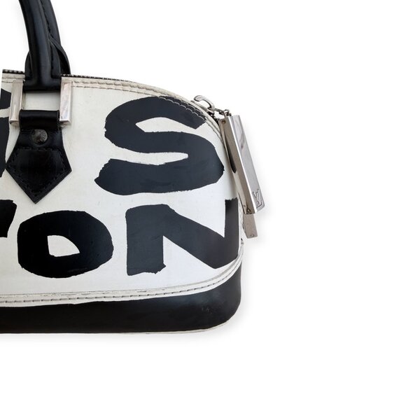 LOUIS VUITTON Graffiti Alma Horizontal Bag - Stephen Sprouse Limited Edition - Picture 5 of 14